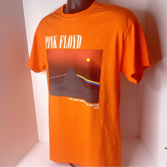 Pink Floyd Dark Side of the Moon TSHIRT Orange - Picture 5 of 8